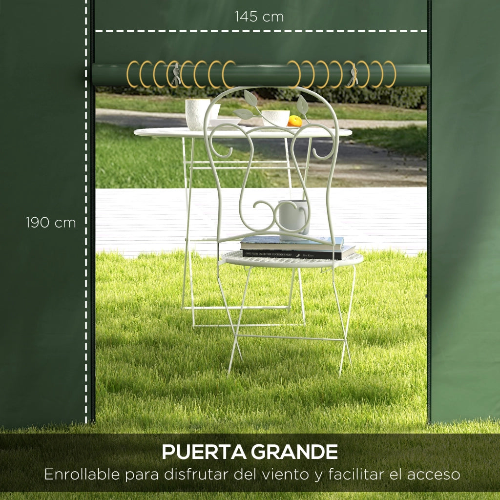 Pannelli Laterali per Carpa ¨C zephmum ¨C Verde 295x195 cm