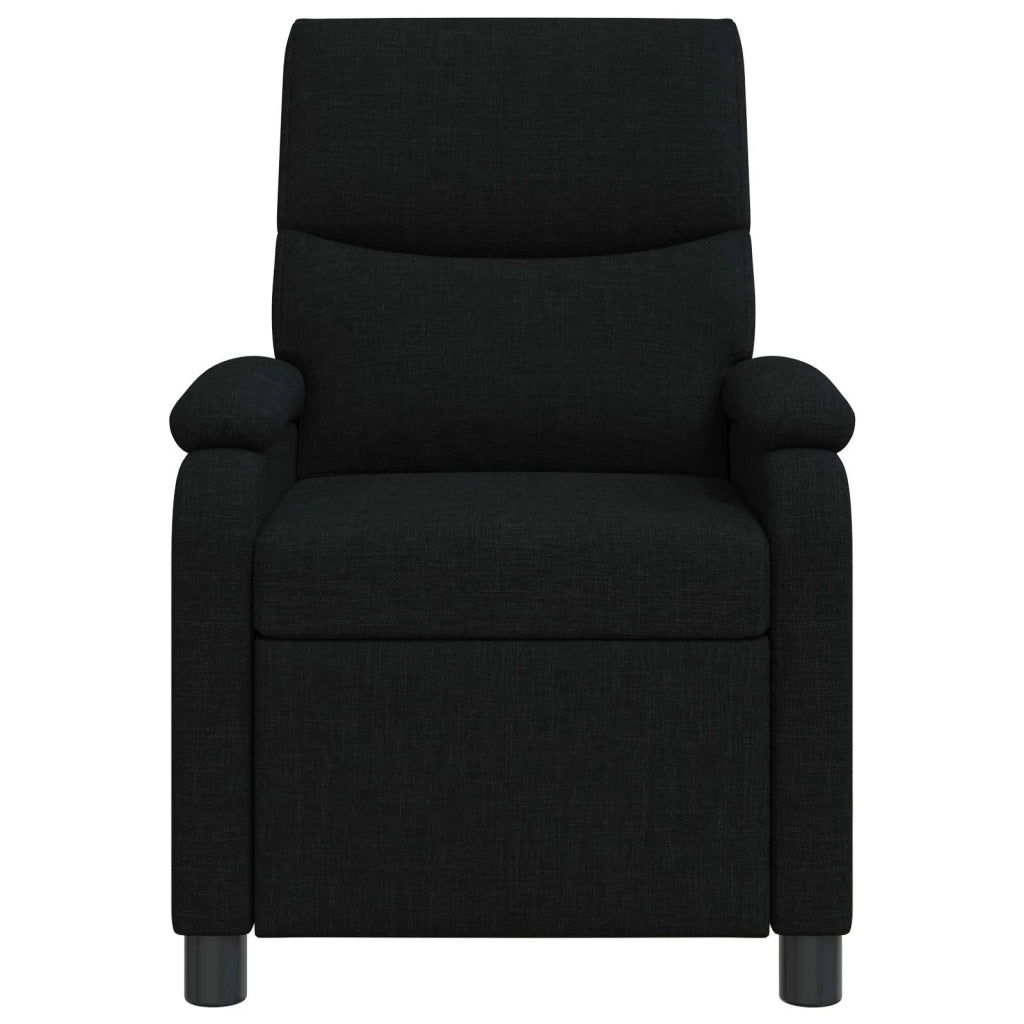 Divano Sedia-Poltrona reclinabile Nero Tessuto 330813