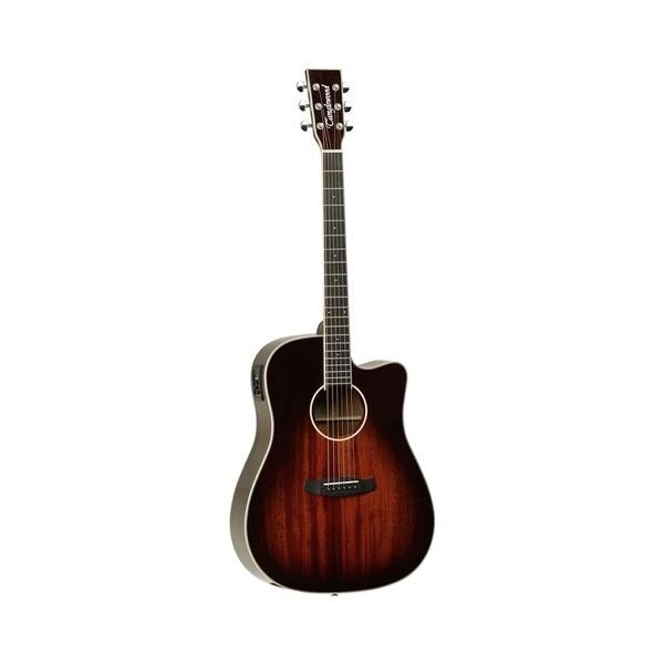 Chitarra acustica tanglewood tw5e-avb autumn vintage burst glos - 0819907021717