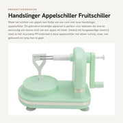Fruitschiller Duurzaam e Scherp - Fatto di Acciaio Inossidabile - Facile da Utilizzare - Idoneo per le Mele - Compatto e...