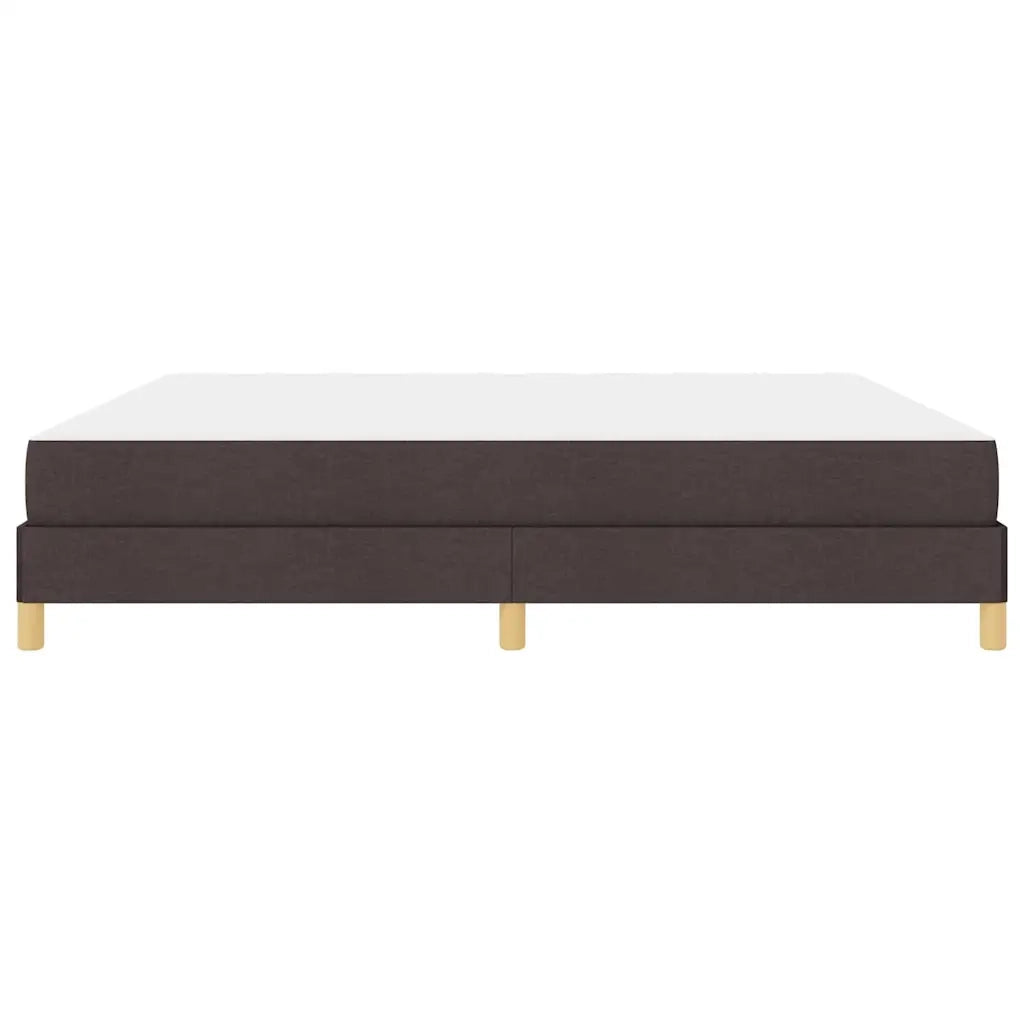 vidaXL Letto a molle Marrone 200 x 200 cm
