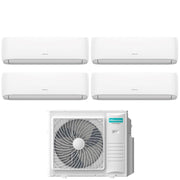 Condizionatore Quadri Split Hisense Hi-Comfort 7+7+12+12 con 4AMW81U4RJC R-32 Wi-Fi Integrato