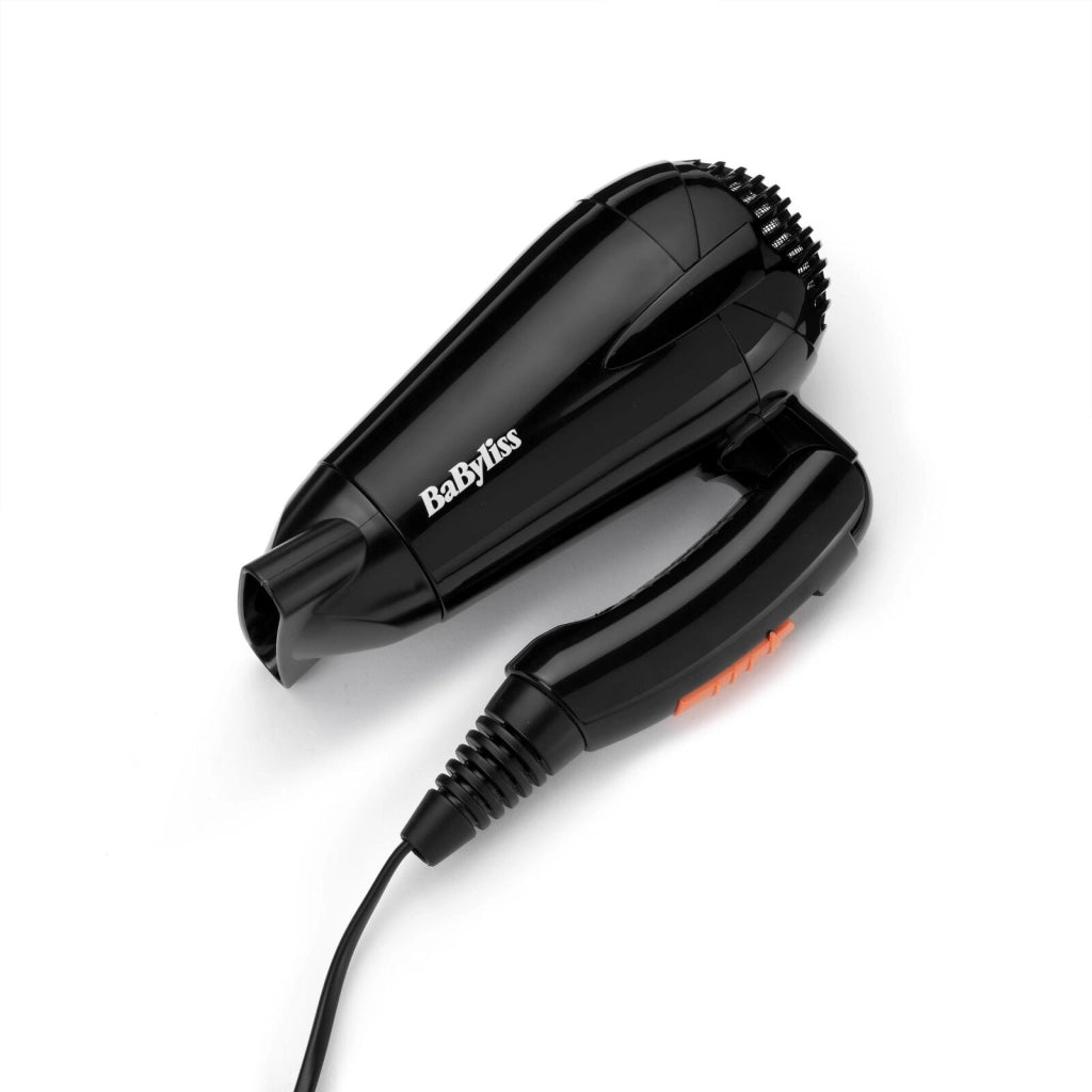 BaByliss Travel Dry 2000 asciuga capelli 2000 W Nero