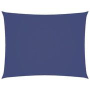 Parasole a vela | Telo Ombra | Vela da ombra in Oxford Rettangolare 4x6 m Blu