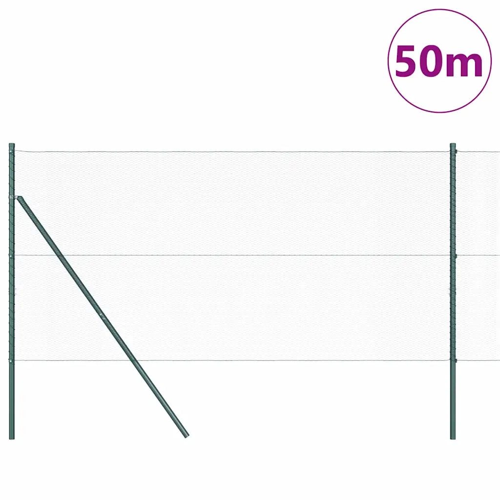 Palo della recinzione Verde 50 x 1,2 m (rete da 13 mm)