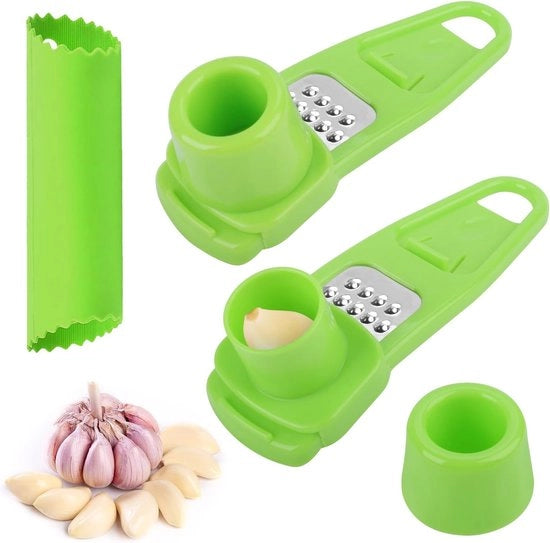 Set di affettatrici e tritacarote per aglio - utensili da cucina efficienti - set da 3 pezzi