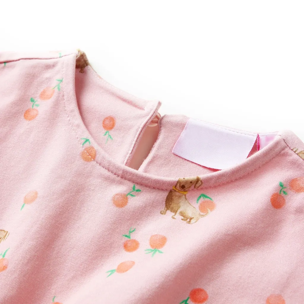 Abito da Bambina con Coulisse Arancione Chiaro 116 CFW1385769