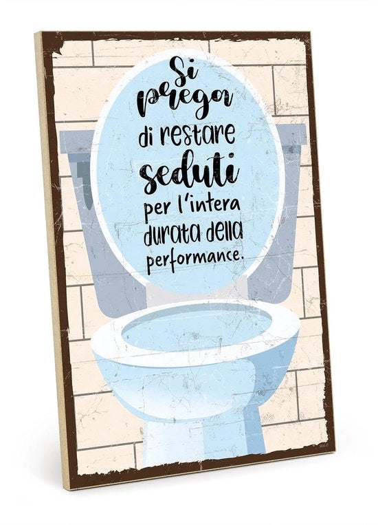 Tavolo decorativo in legno - stile shabby chic retro - 1 pezzo - legno MDF