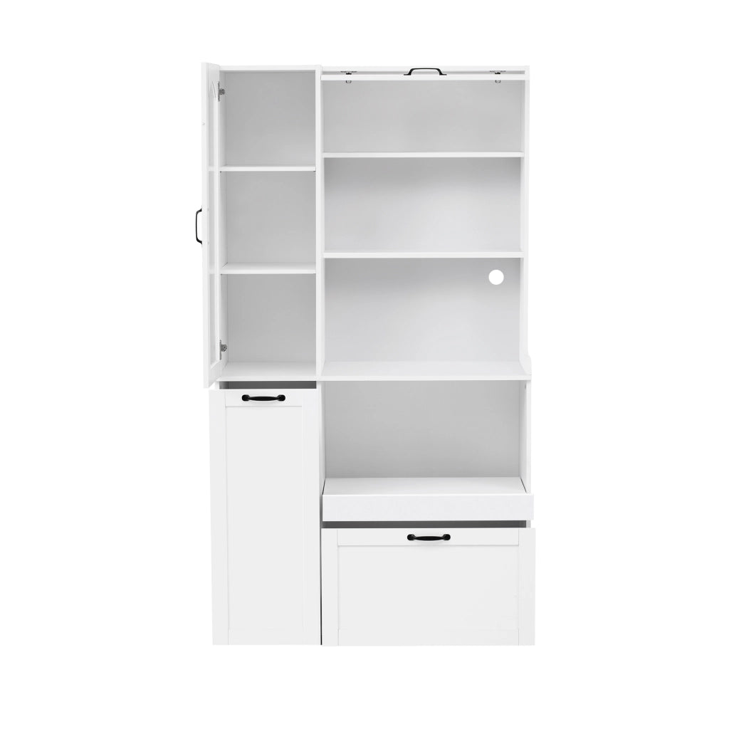 Libreria Alta con Ripiani Regolabili e Cassetti ¨C MINIMAL ¨C Bianco