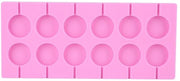 Forme di silicone a forma di caramella - forma rotonda - 12 pezzi - rosa - ideali per torte e biscotti - snack DIY - cottura e decorazione