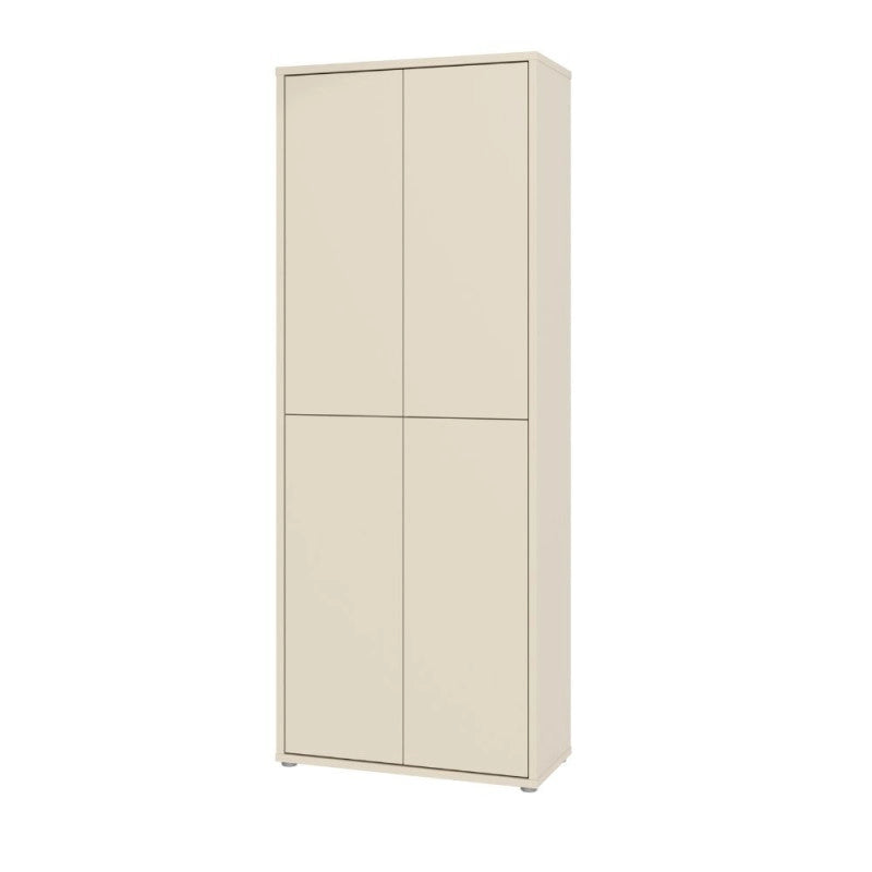 Mobile multiuso Medea 4 ante colore cashmere 74.5x34.9xH 191.9 cm.