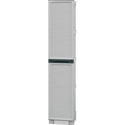 ARMADIO PORTASCOPE IN POLIPROPILENE 1 ANTA E 3 RIPIANI 50 X 39 X H172 CM