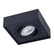 Faretto incasso soffitto quadrato nero GU10 Milagro ML0046