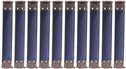 Flessibile chiusura per borse e portafogli - 10 pezzi - telaio interno metallico - duraturo in acciaio - meccanismo di chiusura schiacciabile flessibile - ideale per DIY - telaio per borse