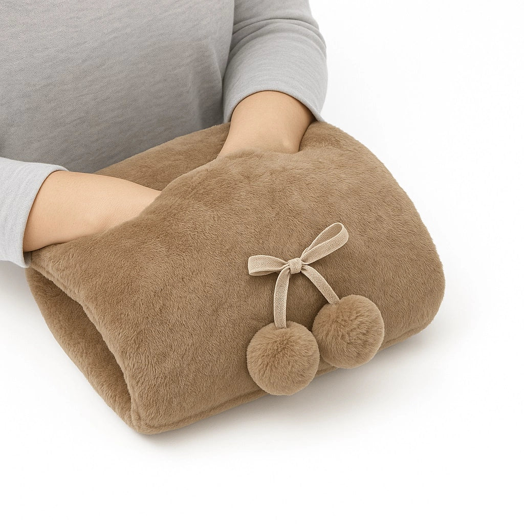 Borsa Acqua Calda Elettrica Ricaricabile Peluche Scalda Mani e Corpo Vari Colori