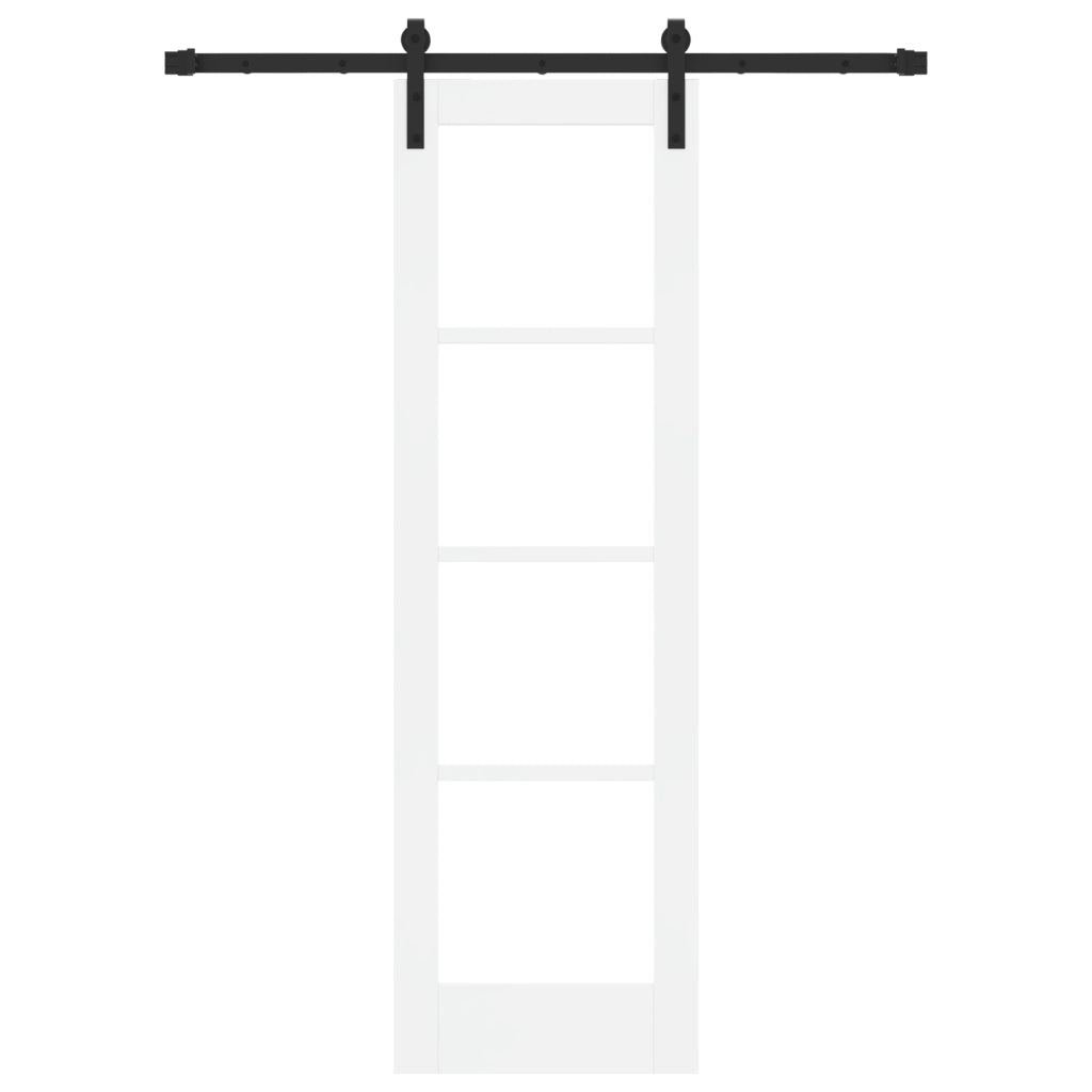 Porta Scorrevole  con Set di Ferramenta 'ORKDAL'Bianca 61x198.5 cm