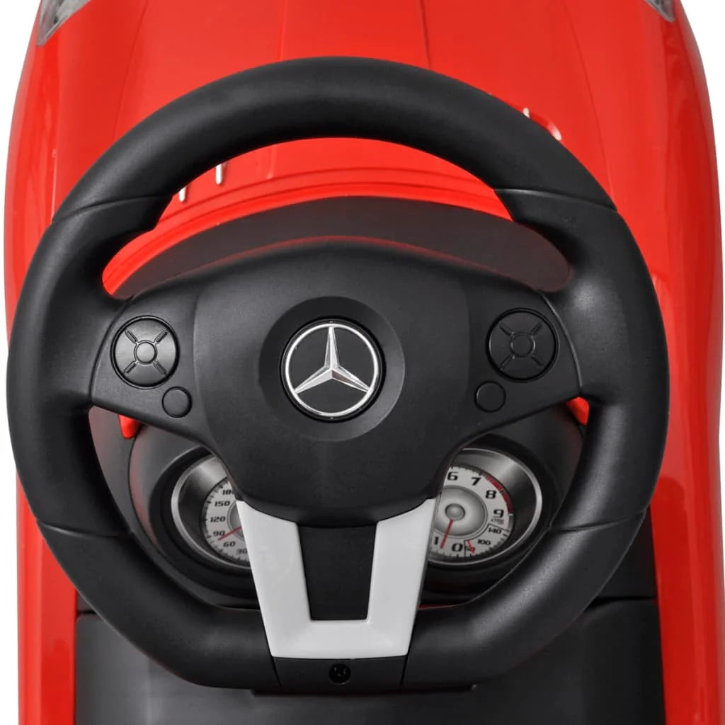 Auto rossa per bambini mercedes benz 02_0005257