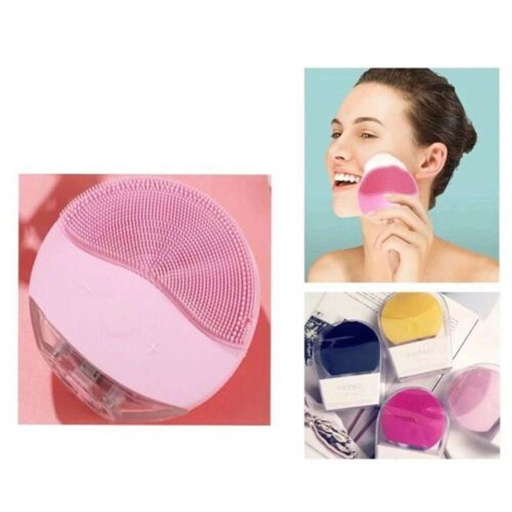 Trade Shop - Spugna Spugnetta Per Crema Viso Con Dosatore Cura Corpo Donna Pulizia Scrab -
