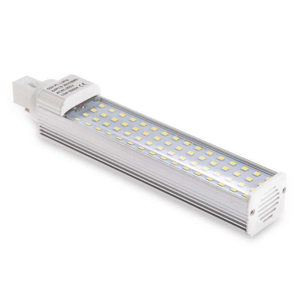 Trade Shop - Lampadina Lampada Faretto G24 Pl 15w 220v 60 Led Luce Bianco Freddo Caldo -