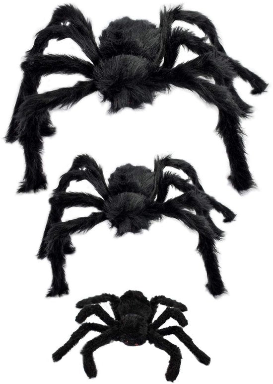 Set di Plush Spine di 3 - Decorazione di Halloween - Decorazioni Arricciolate - Requisiti di Casa Spettrale - Dimensioni Varie - Occhi Spaventosi - Decorazione di Halloween