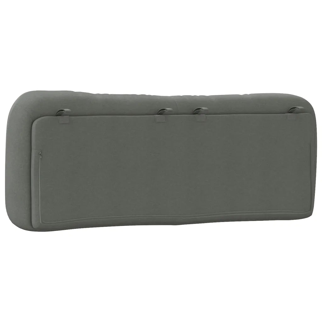 Cuscino Testiera Hvar Grigio Scuro 140 cm in Tessuto CFW6092655