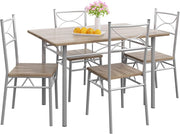® Gruppo di Sedute Paul Set 5 Pezzi Tavolo da Pranzo con 4 Sedie Set di Mobili per Sala Cucina Soggiorno Salotto Set da Pranzo Tavoli Sedia