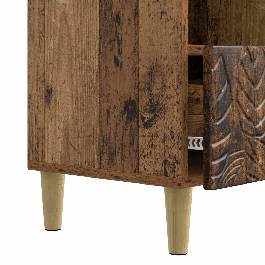Mobile TV 102 x 34,5 x 50 cm Legno antico Legno ingegnerizzato 895143