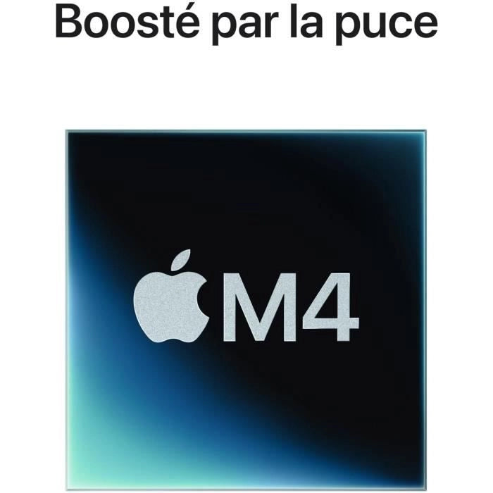 Apple - Mac mini (2024) Chip Apple M4 - 24 GB di RAM - 512 GB di spazio di archiviazione SSD - CPU a 10 core GPU a 10 core - Argento