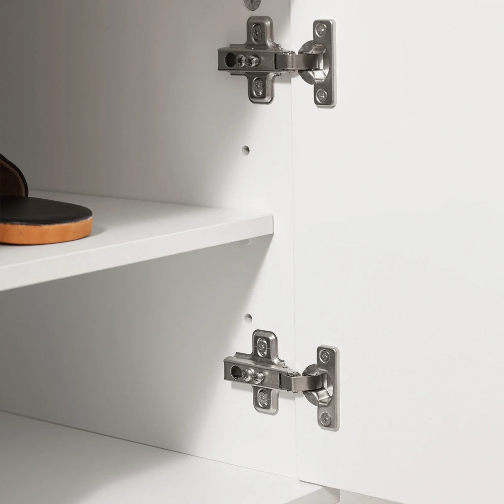 Panca Scarpiera ingresso con seduta, Cassapanca contenitore con 2 ante, 90x34x46cm FSR117-W SoBuy
