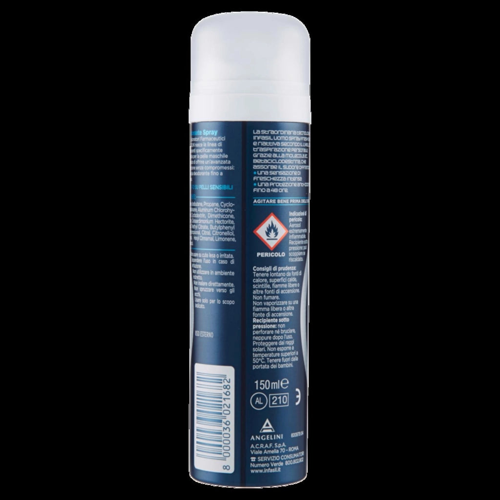 INFASIL DEO SPRAY 150ML UOMO FRESH