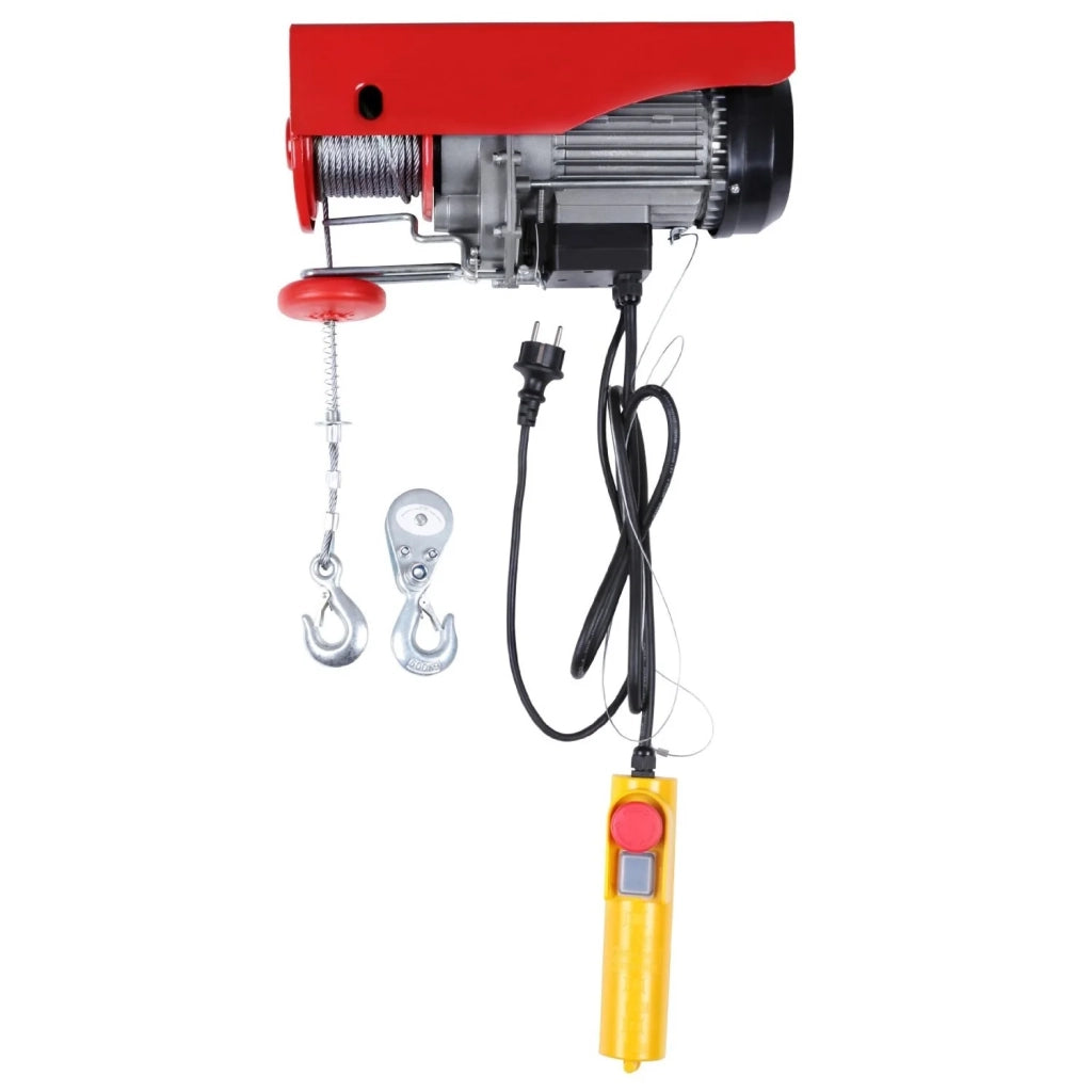Argano elettrico professionale con telecomando 500W capacità 100/200kg utensili da officina/garage 3402133