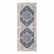 Tappeto Rettangolare Havana, Blu, Polistirene Cinigliato, 200x80x1 cm