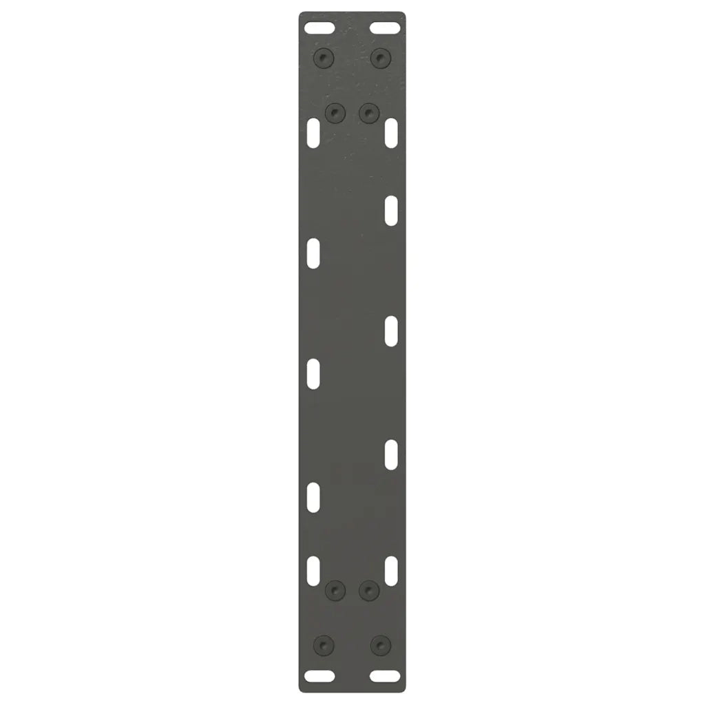 Pieds de table console en U, 2 pièces, anthracite, 28 x (72-73) cm, acier