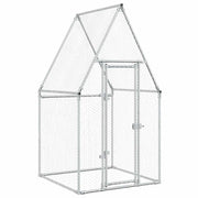 Pollaio Silver 100 x 100 x 190 cm acciaio zincato Silver 02_0041664