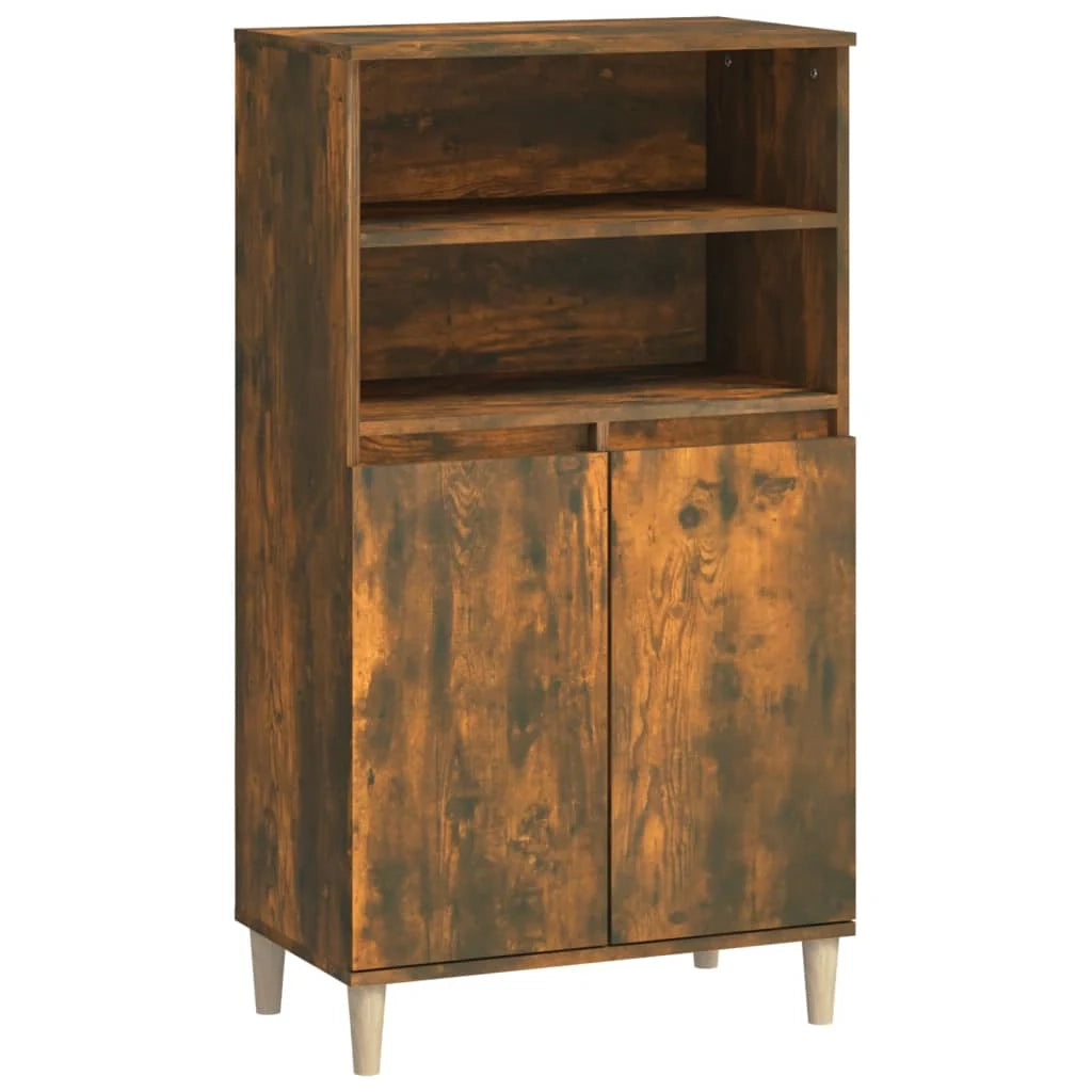 Buffet credenza cassettiera armadio mobile contenitore organizer cucina soggiorno salotto alto 60 x 36 x 110 cm legno ingegnerizzato marrone 02_0033374