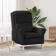 Divano Sedia-Poltrona-Poltroncina Nero Tessuto 814265