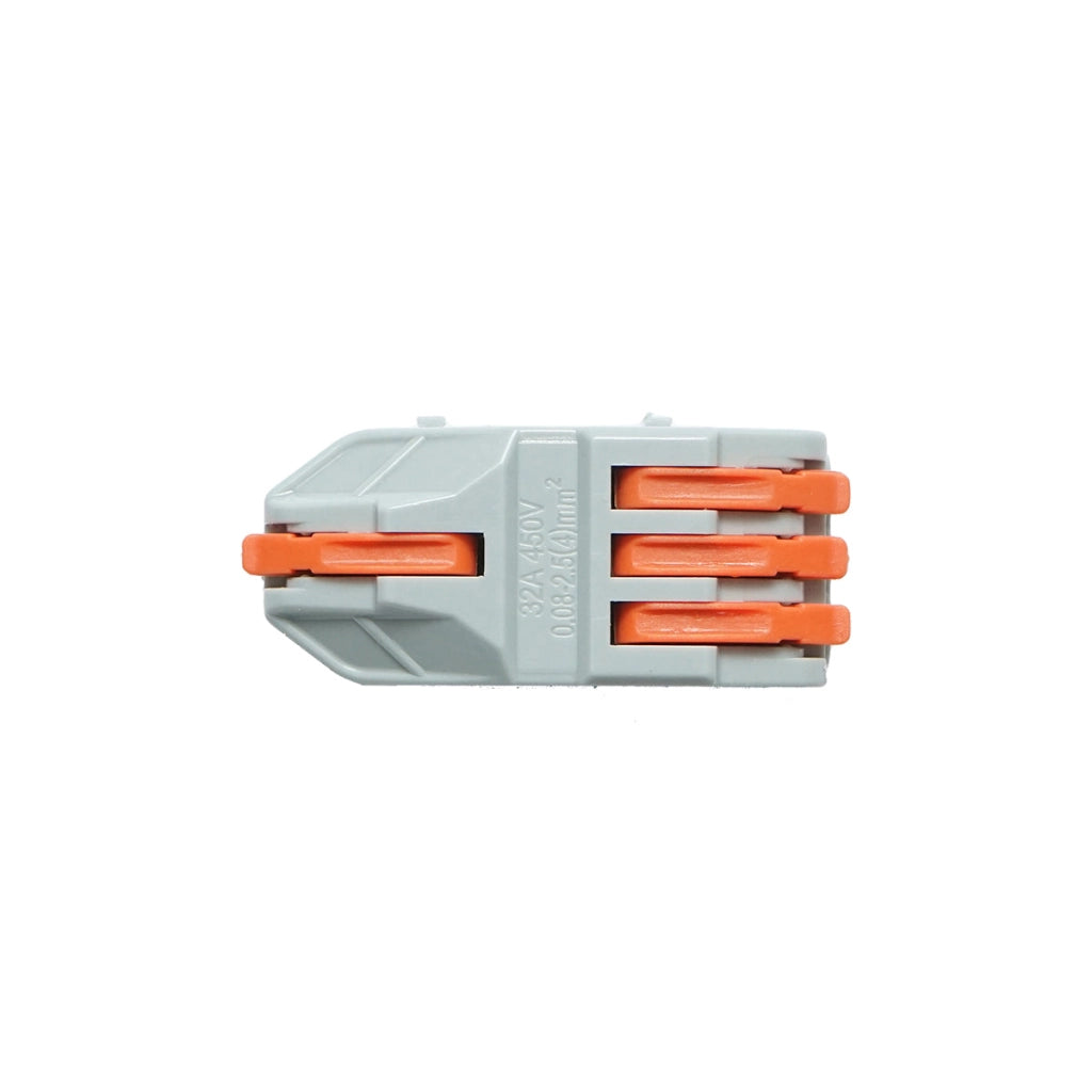 Connettore rapido per cavo 32A 450V, 4 poli 0,08-4mm Leader