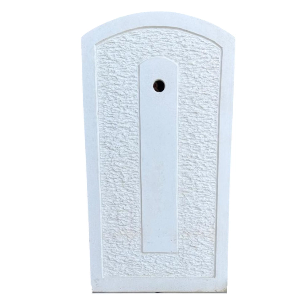 Fontana giardino calcestruzzo senza rubinetto 40x40xh.90 cm serie grecale