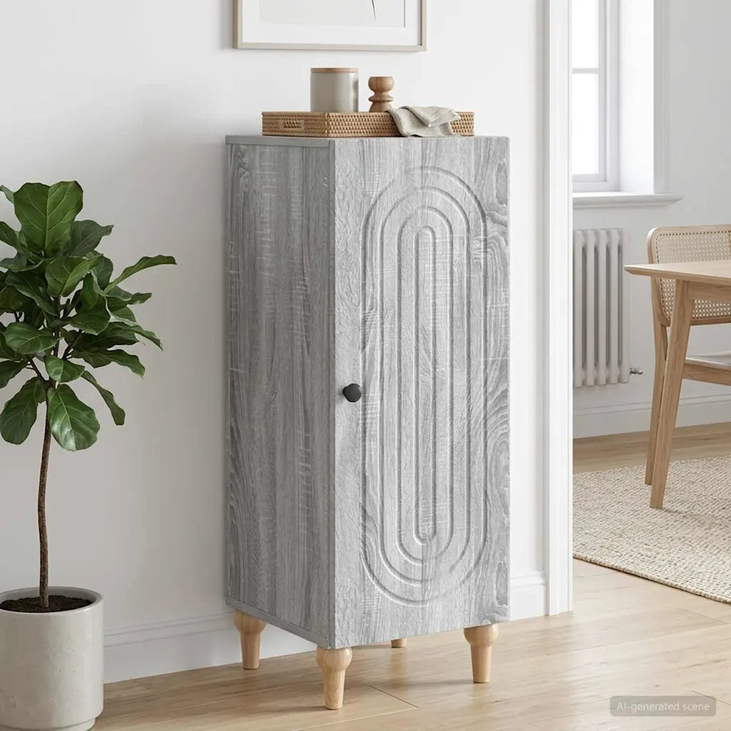 Credenza Grigio Sonoma 33 x 34,5 x 90 cm Legno ingegnerizzato 894141