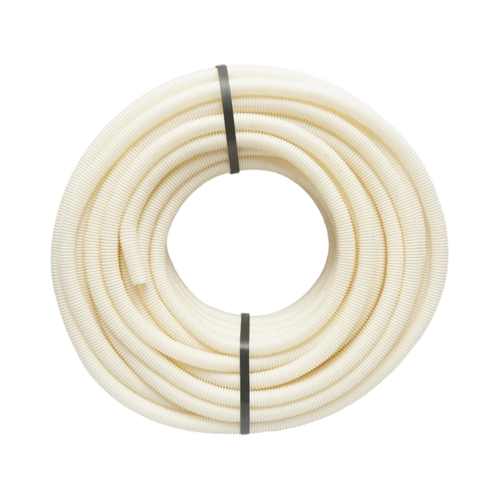 Tubo corrugato flessibile a spirale Copex 16mm senza filettatura in PVC 320N bianco 50m/rotolo