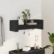 vidaXL Scaffale a Parete Nero 100x35x30,5 cm in Legno Multistrato