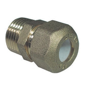NIPPLE MASCHIO BICONO PER RAME CON OGIVA TEFLON TIEMME- 1/2 x 12R- TIEMM- pezzi 1