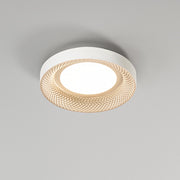 Plafoniera Contemporanea Hive Metallo Oro Acrilico Led 30W Cct 3000/4000K