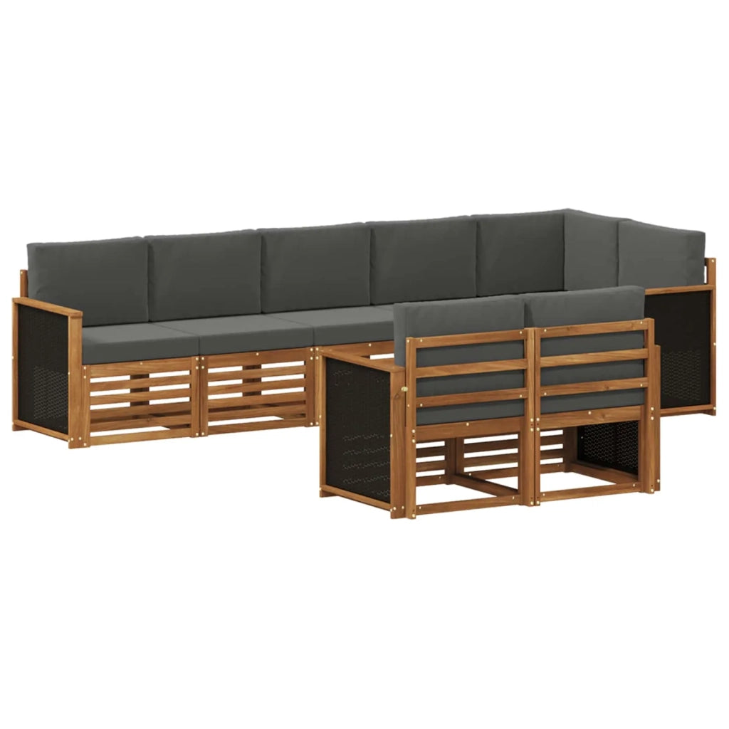 Set di divani da esterno 7 pz 3384493