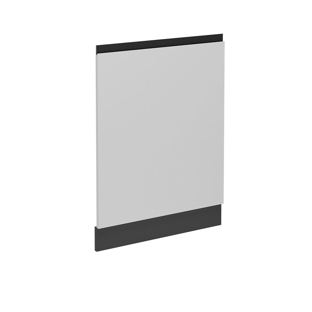 Pannello frontale della lavastoviglie R-Line Bianco/Antracite 60 cm J-Shape senza piano di lavoro Vicco