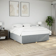 Giroletto senza Materasso-Struttura Letto Grigio Chiaro 180x200 cm Tessuto 819882