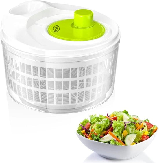 Tritacarote - Centrifuga per Insalate - Spinnatrice di Insalata - Centrifuga per Insalate - Spinnatrice di Insalata - Tritacarote con Funzione Centrifuga - Must Have per la Cucina