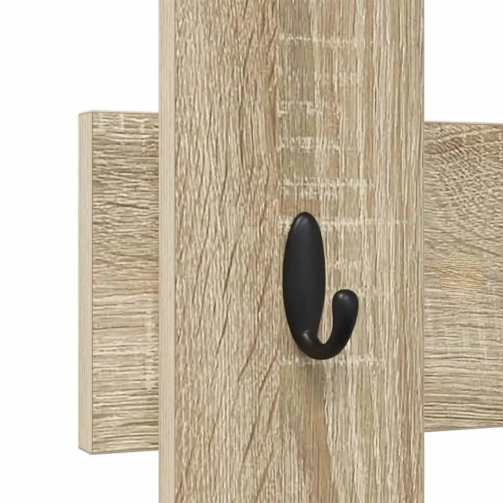 Appendiabiti a muro Rovere Sonoma 60 x 3 x 82 cm 874477