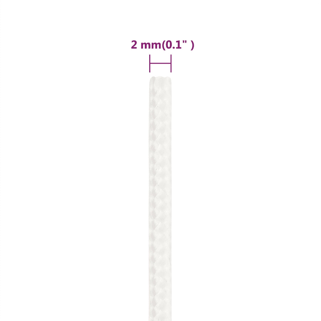 Corda per barca Completamente Bianca 2 mm 25 m in Polipropilene 152529