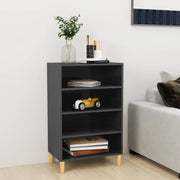 Credenza Grigio Lucido 57x35x90 cm in Truciolato cod mxl 17088